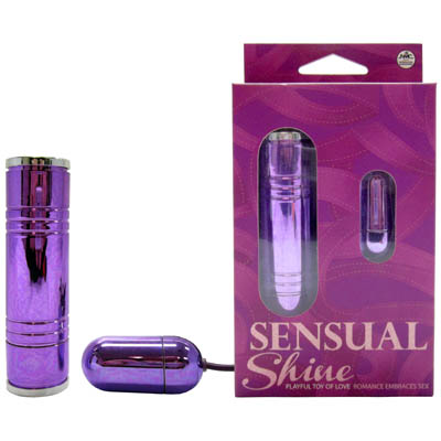 Sensual Shine Metallic Purple Vibrating Bullet The Red Lantern Adult Shop