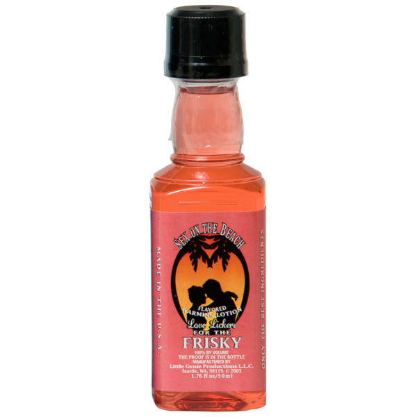 Love Lickers Sex On The Beach Flavoured Warming Oil 50 Ml Bottle