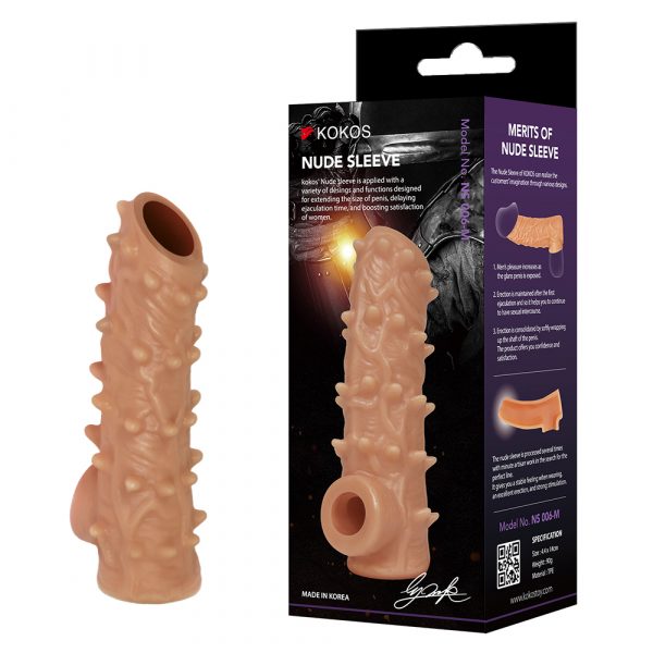 Kokos Nude Sleeve 6 Flesh Penis Extension Sleeve The Red Lantern